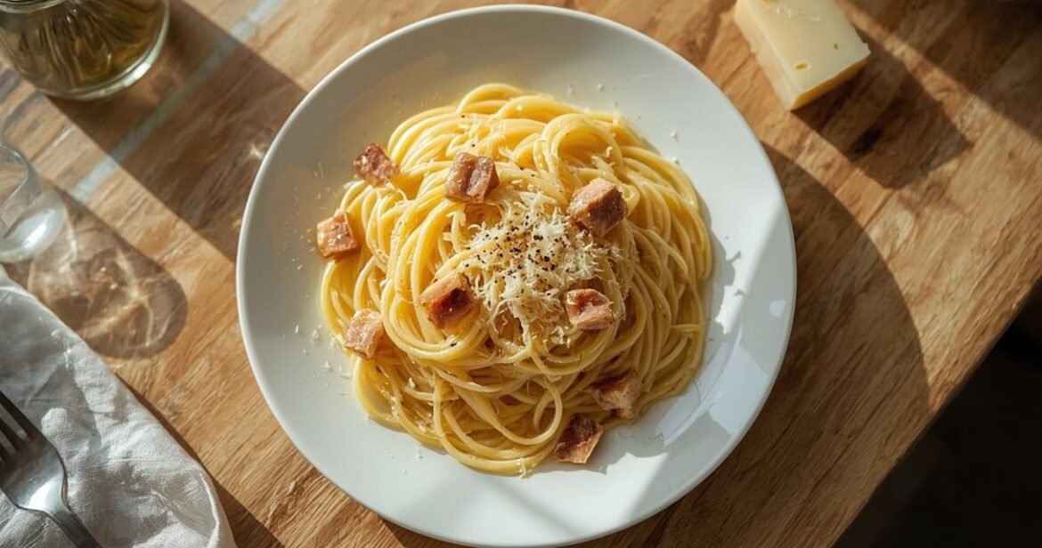 Originalus Carbonara receptas: autentiškos sudedamosios dalys ir gaminimas