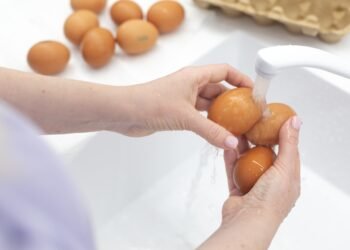 Kodėl niekada nereikėtų plauti šviežių kiaušinių prieš juos verdant