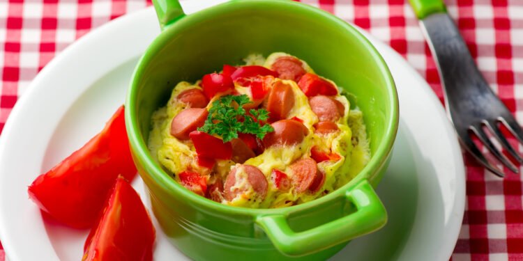 Ar tikrai galima omletą išsikepti mikrobangų krosnelėje?