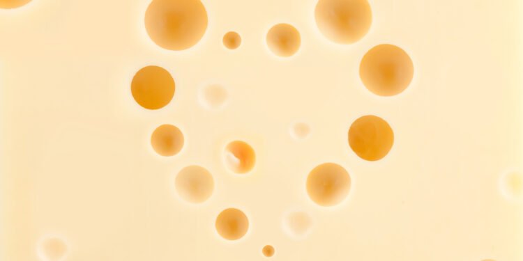 Kodėl šveicariškame sūryje yra skylučių?