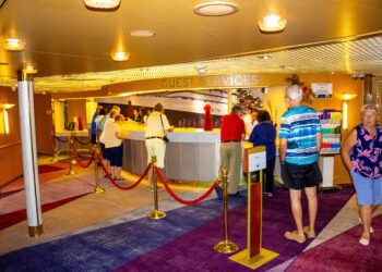 Pirmas dalykas, kurį turėtumėte padaryti įlipę į kruizinį laivą