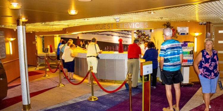 Pirmas dalykas, kurį turėtumėte padaryti įlipę į kruizinį laivą