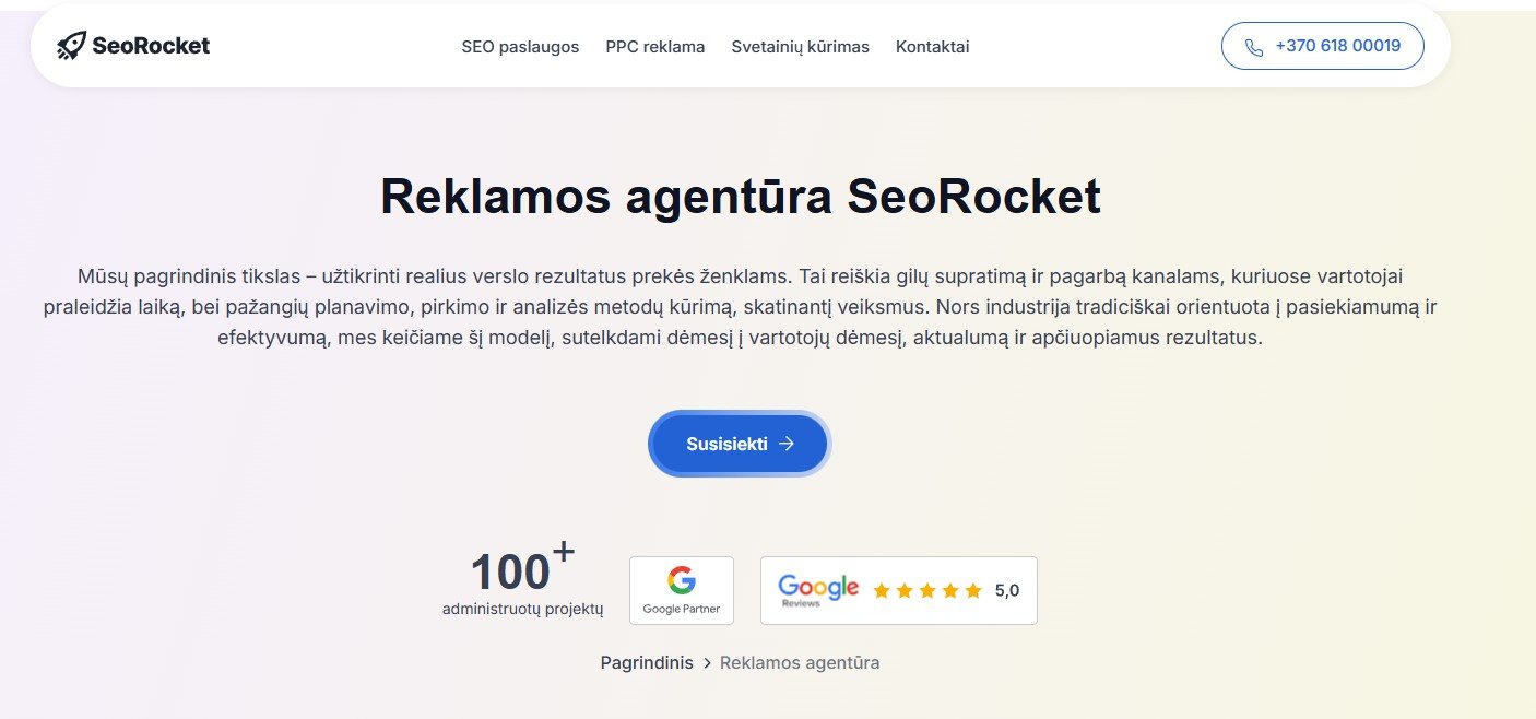 Reklamos agentūra SeoRocket