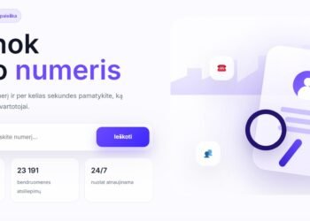 Kam naudinga numerių paieška?